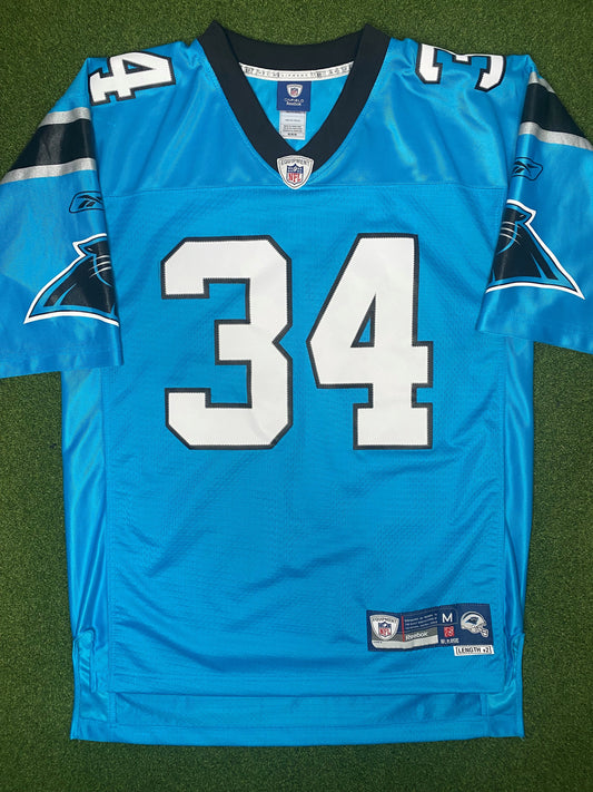 2006-2012 Carolina Panthers - DeAngelo Williams #34 - On Field Stitched - Vintage NFL Jersey (Medium)
