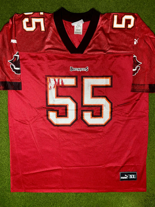1995-2001 Tampa Bay Buccaneers - Derrick Brooks #55 - Vintage NFL Jersey (XL) - Gametime Vintage