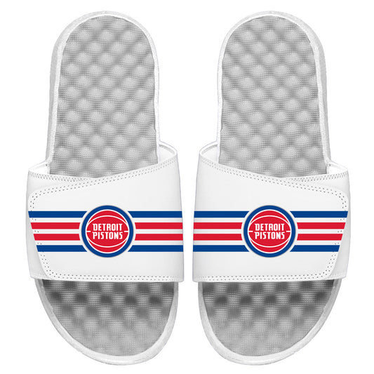 Detroit Pistons Stripes Slides
