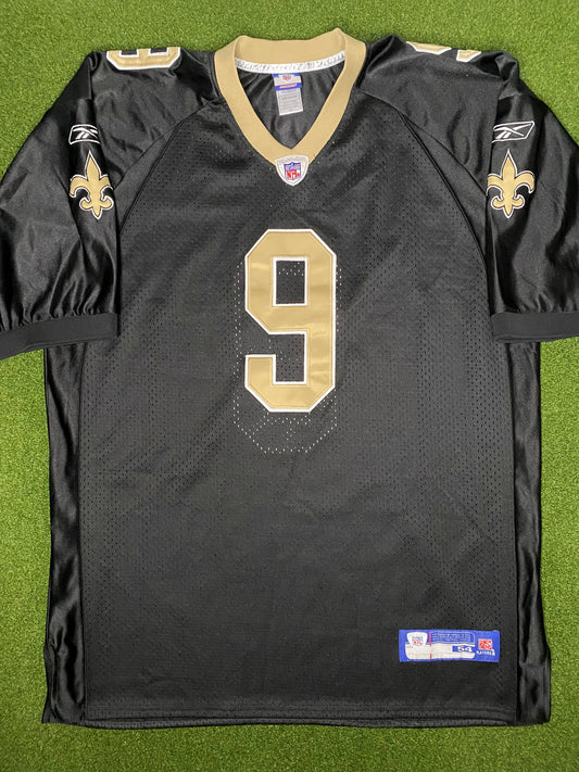 2006-2012 New Orleans Saints - Drew Brees #9 - On Field Stitched - Vintage NFL Jersey (54)
