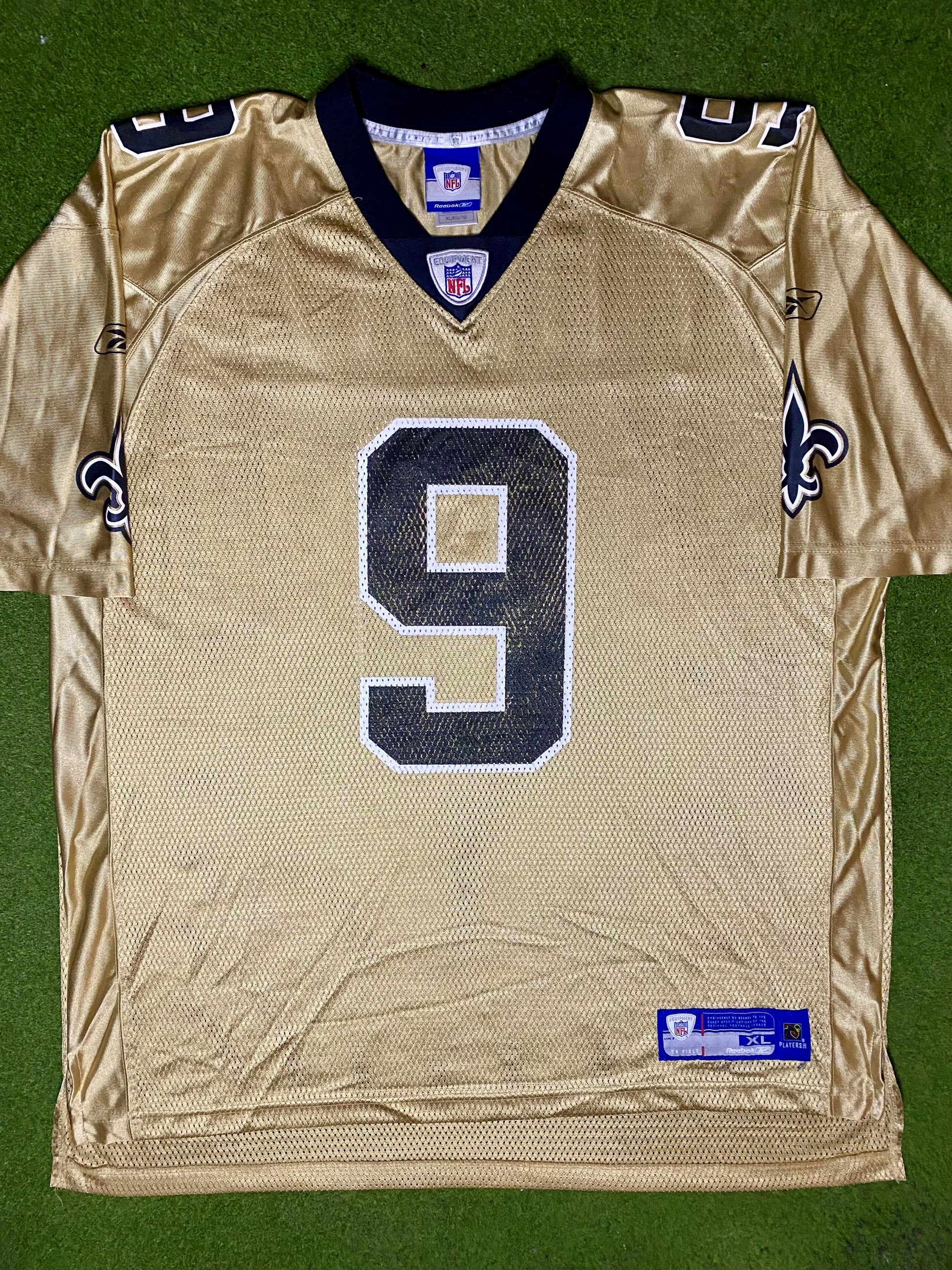 2006-2012 New Orleans Saints - Drew Brees #9 - Vintage NFL Jersey (XL) - Gametime Vintage