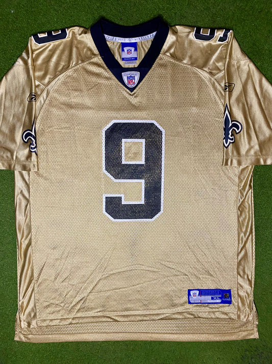2006-2012 New Orleans Saints - Drew Brees #9 - Vintage NFL Jersey (XL) - Gametime Vintage
