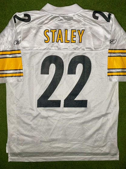 2004 Pittsburgh Steelers - Duce Staley #22 - Vintage NFL Jersey (Large)