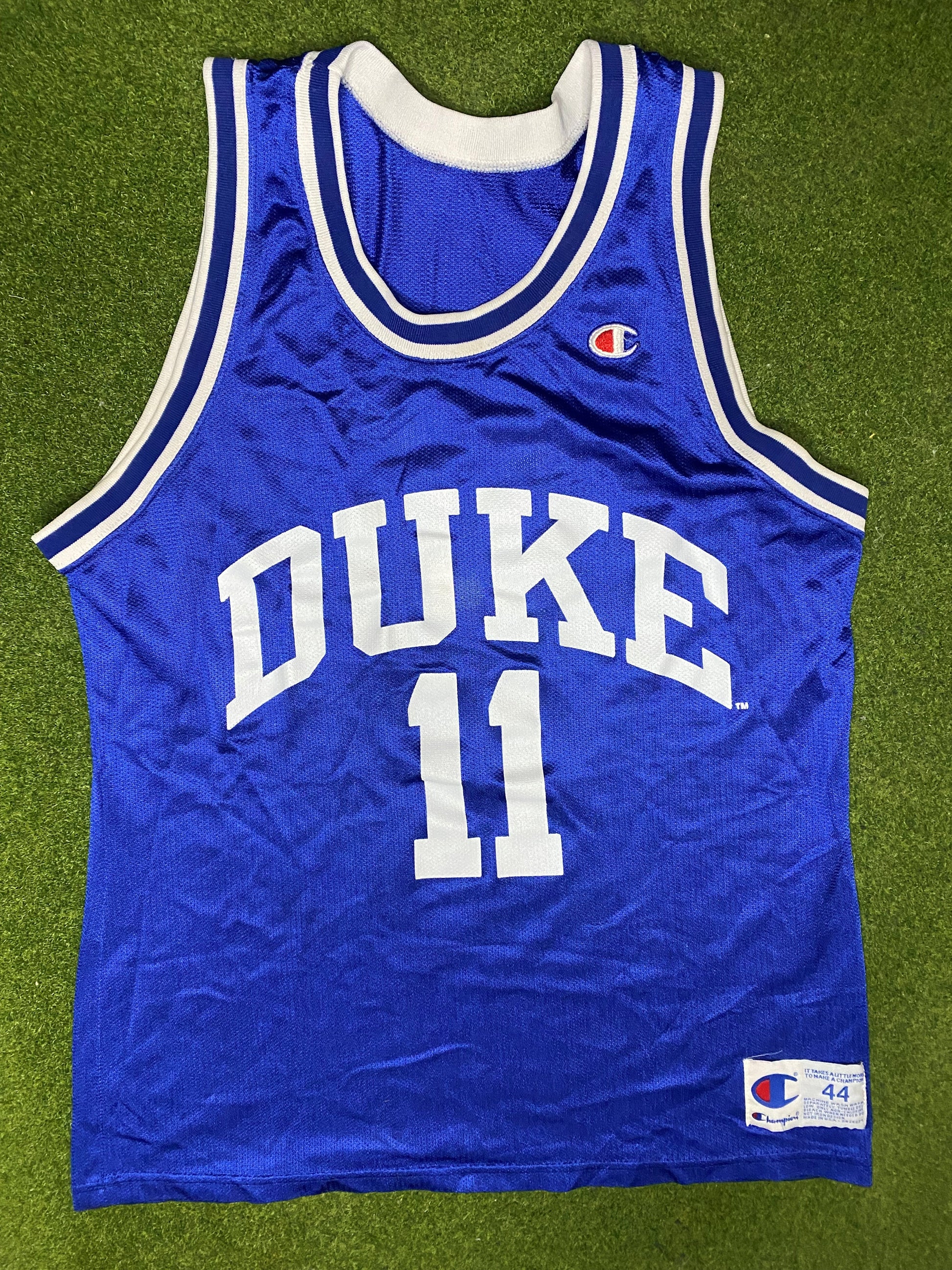 90s Duke Blue Devils - Vintage College Basketball Jersey (44) - Gametime Vintage