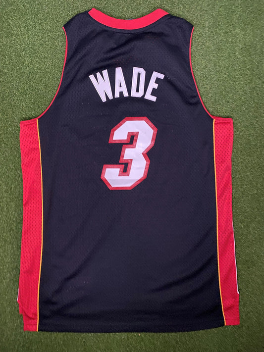 2004-2015 Miami Heat - Dwayne Wade #3 - Stitched - Vintage NBA Jersey (XL)