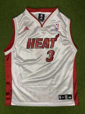 2006-2016 Miami Heat - Dwayne Wade #3 - Vintage NBA Jersey (Youth XL) - Gametime Vintage