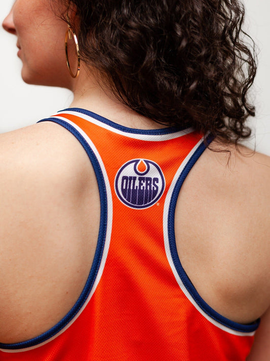 Edmonton Oilers Women&#39;s Racerback Hockey Tank