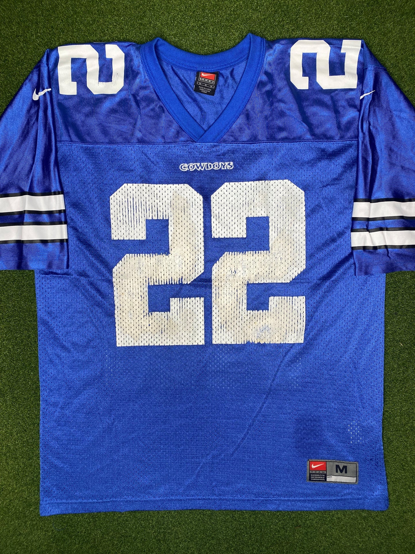 1990-2001 Dallas Cowboys - Emmitt Smith #22 - Vintage NFL Jersey (Medium)
