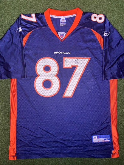 2002-2003 Denver Broncos - Ed McCaffrey #87 - Vintage NFL Jersey (Large)