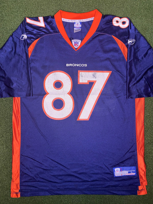 2002-2003 Denver Broncos - Ed McCaffrey #87 - Vintage NFL Jersey (Large)
