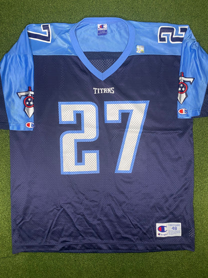 1997-2001 Tennessee Titans - Eddie George #27 - Vintage NFL Jersey (48)
