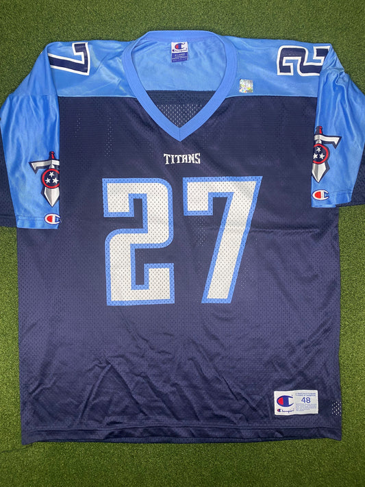 1997-2001 Tennessee Titans - Eddie George #27 - Vintage NFL Jersey (48)