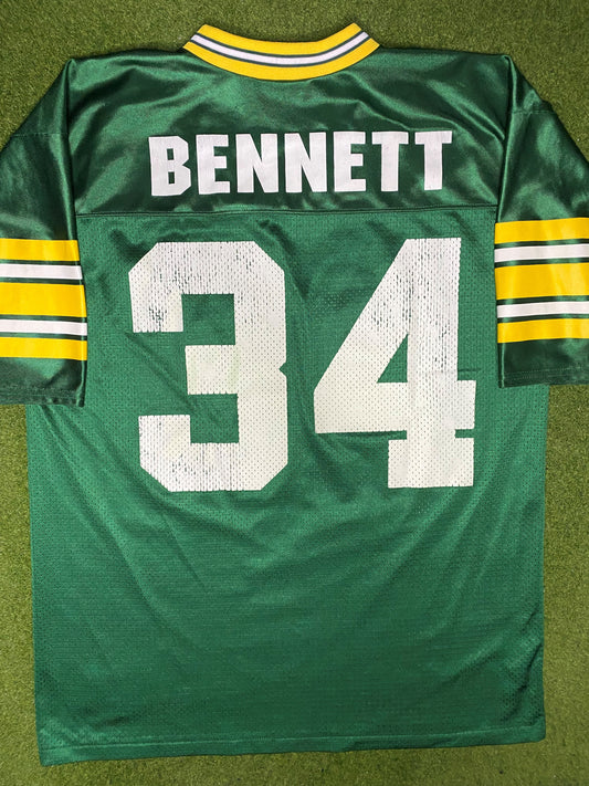 1992-1997 Green Bay Packers - Edgar Bennett #34 - Vintage NFL Jersey (Medium) - Gametime Vintage