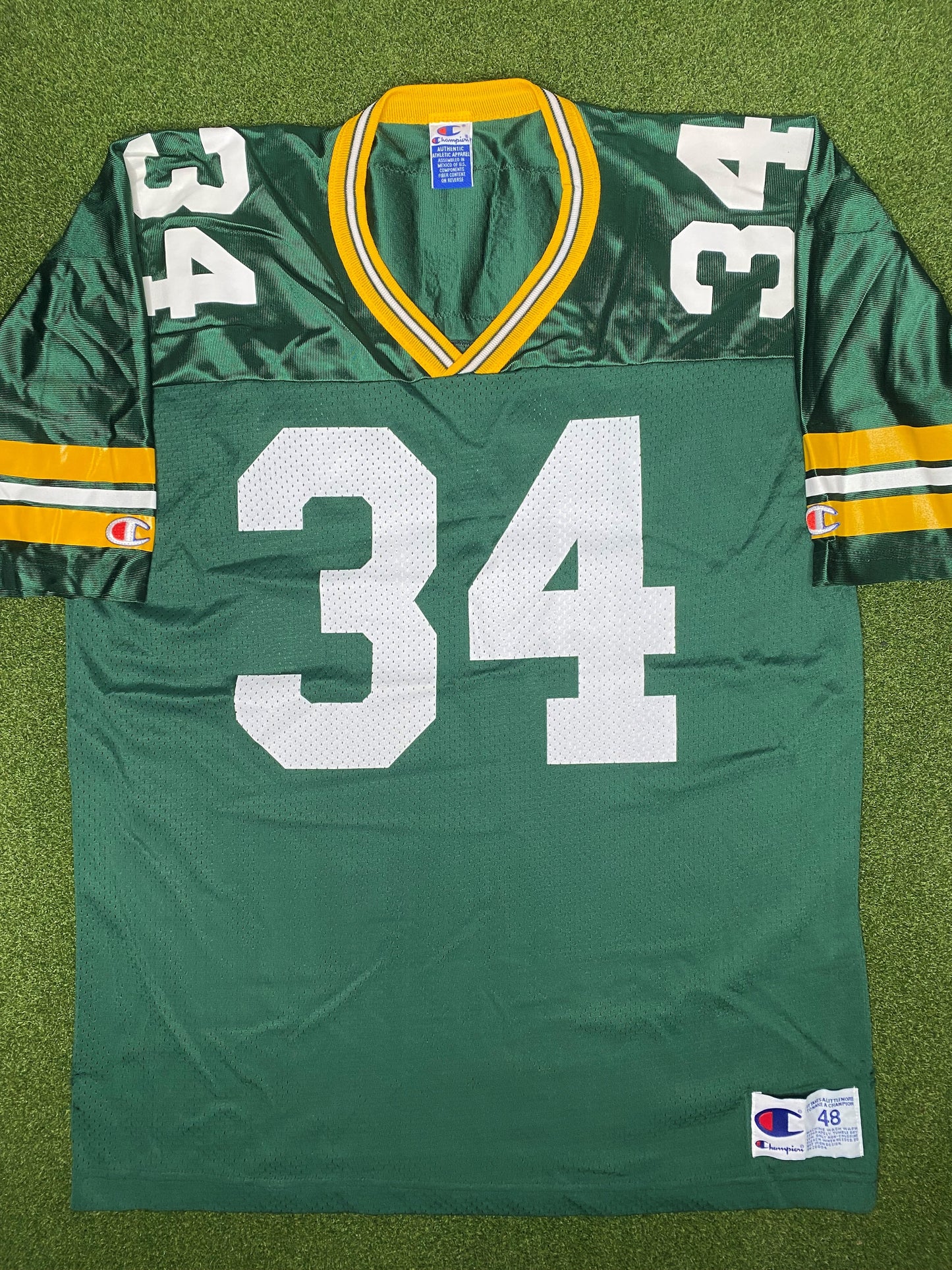 1992-1997 Green Bay Packers - Edgar Bennett #34 - Vintage NFL Jersey (48)