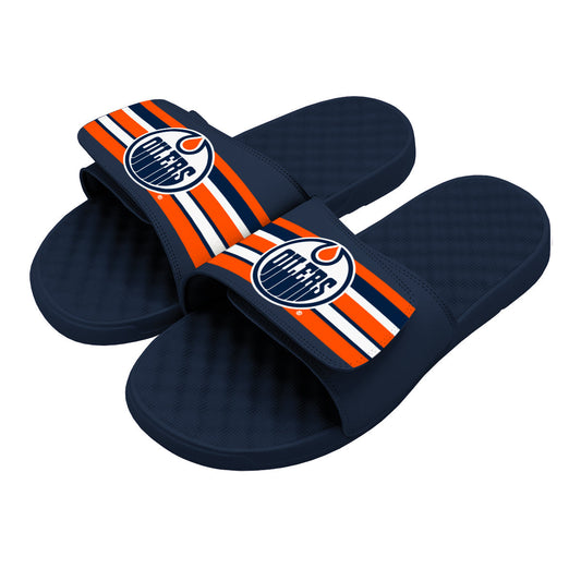 Edmonton Oilers Stripes Slides