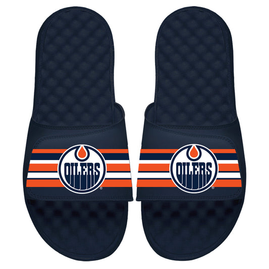 Edmonton Oilers Stripes Slides