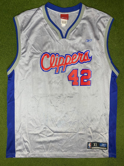 2004-2008 Los Angeles Clippers - Elton Brand #42 - Reebok - Vintage NBA Jersey (XL) - Gametime Vintage