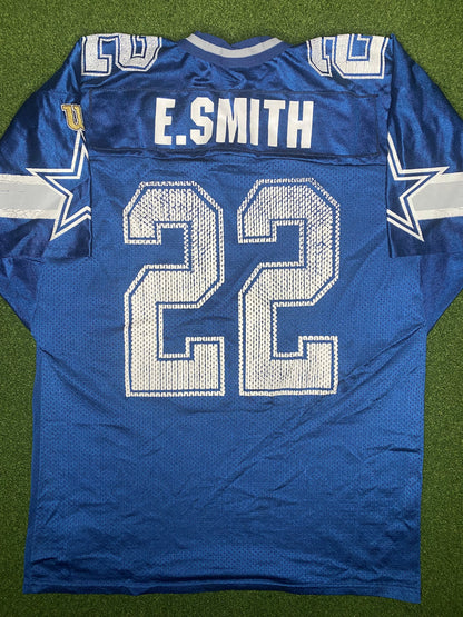 1990-2001 Dallas Cowboys - Emmitt Smith #22 - Vintage NFL Jersey (XL)