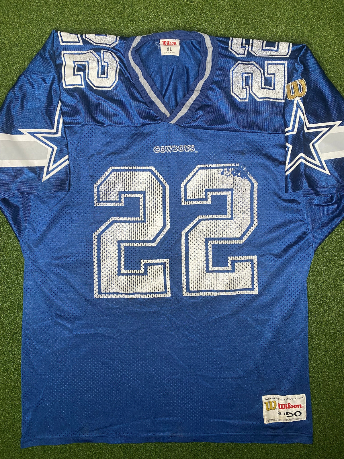 1990-2001 Dallas Cowboys - Emmitt Smith #22 - Vintage NFL Jersey (XL)