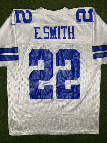 1990-2001 Dallas Cowboys - Emmitt Smith #22 - Vintage NFL Jersey (Large)