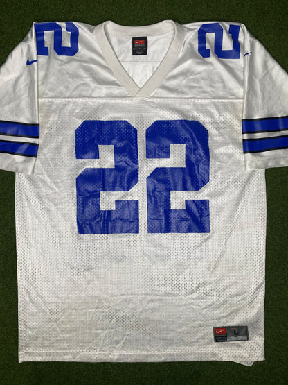1990-2001 Dallas Cowboys - Emmitt Smith #22 - Vintage NFL Jersey (Large)