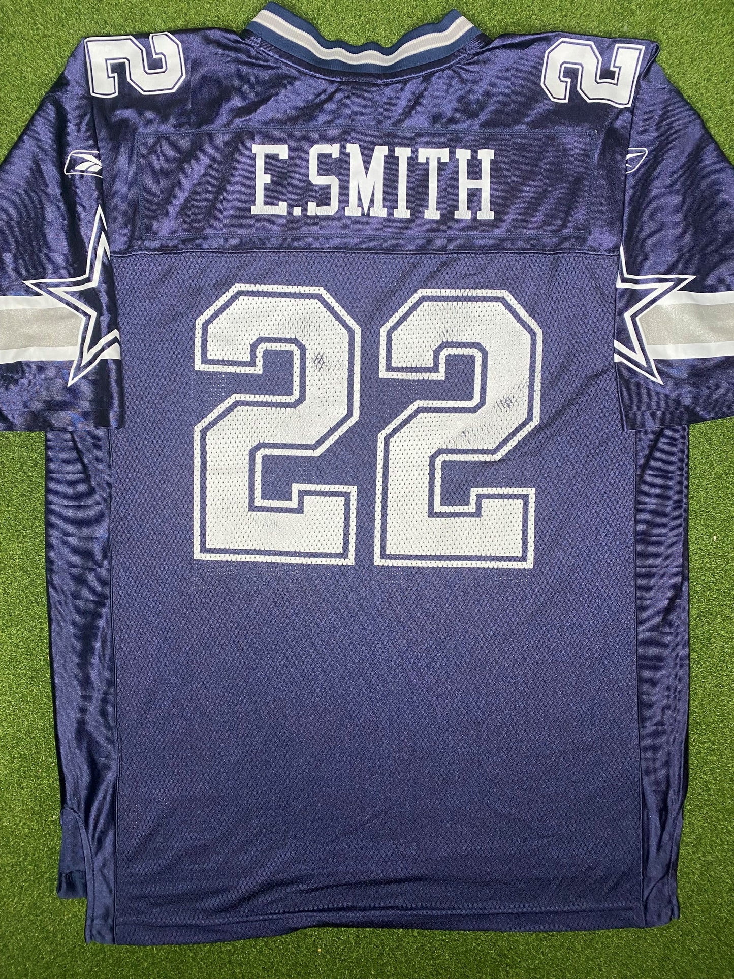 2002-2004 Dallas Cowboys - Emmitt Smith #22 - Vintage NFL Jersey (Large)