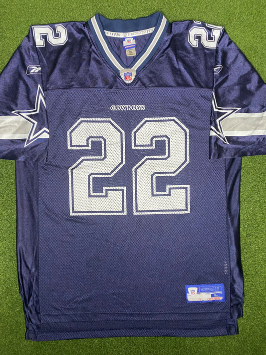 2002-2004 Dallas Cowboys - Emmitt Smith #22 - Vintage NFL Jersey (Large)