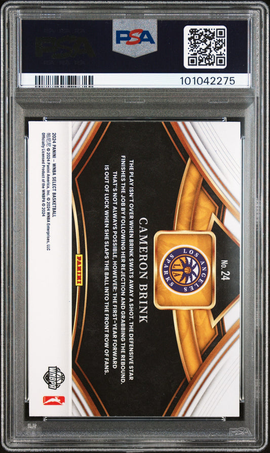 Graded 2024 Panini Select WNBA Cameron Brink #24 Snapshots Rookie RC Basketball Card PSA 10 Gem Mint