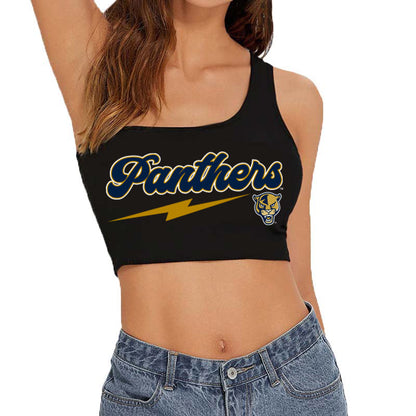 FIU Panthers Lightning One Shoulder Top