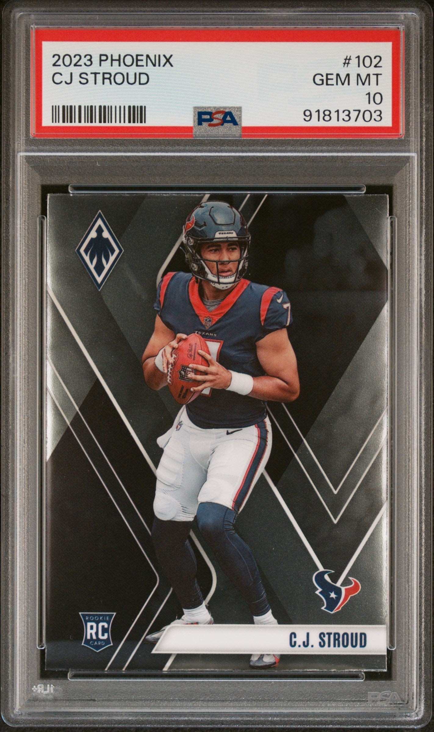 Graded 2023 Panini Phoenix CJ Stroud #102 Rookie RC Football Card PSA 10 Gem Mint