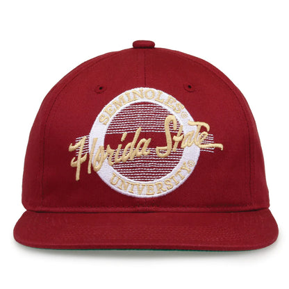 Florida State Seminoles Retro Circle Snapback Hat
