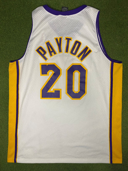 2003 Los Angels Lakers - Gary Payton #20 - Nike - Vintage NBA Jersey (XL) - Gametime Vintage