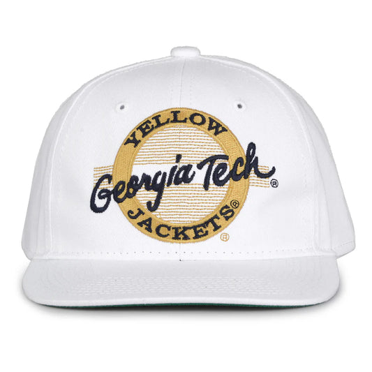 Georgia Tech Yellow Jackets Retro Circle Snapback Hat