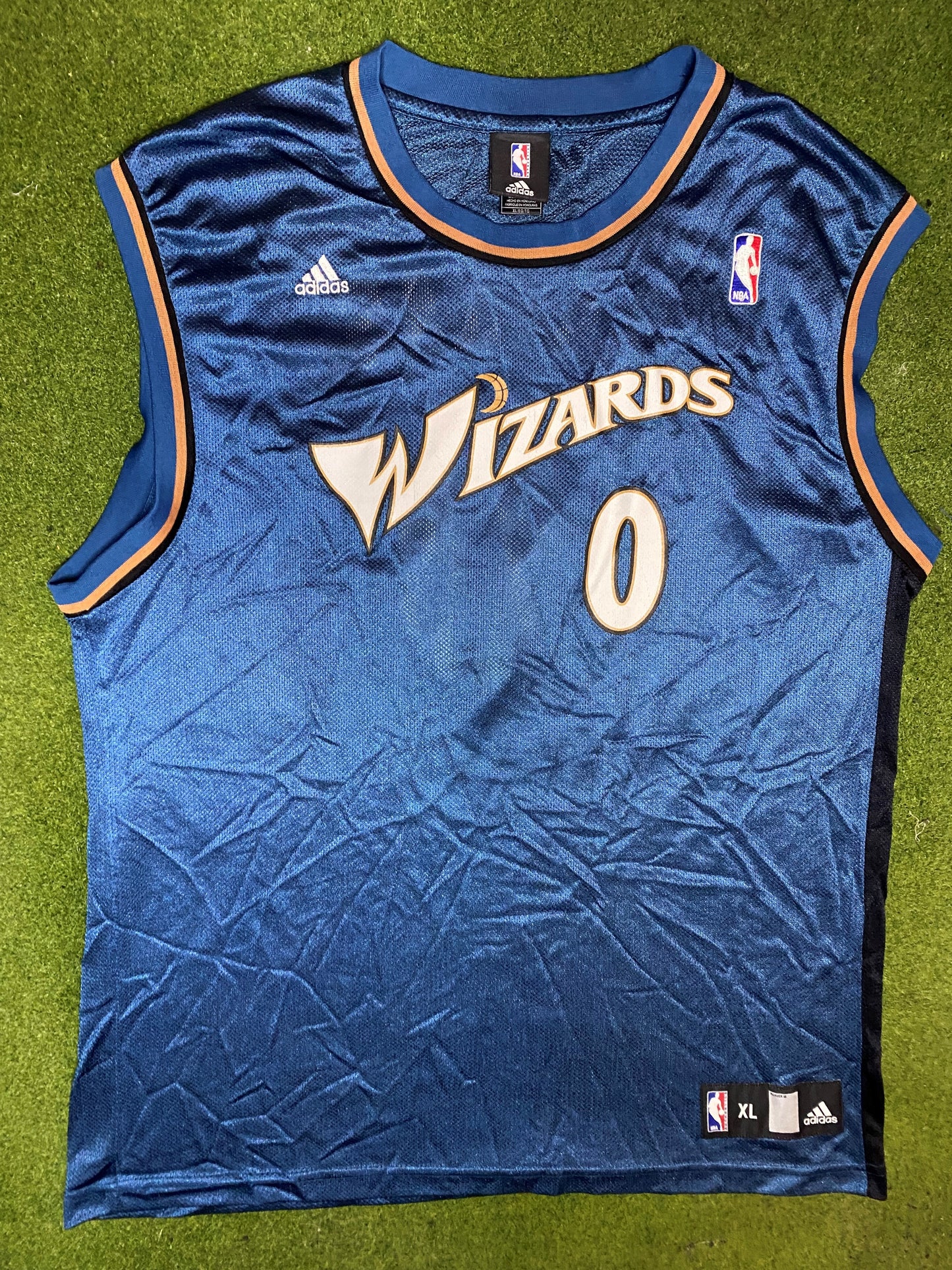 00s Washington Wizards - Gilbert Arenas #0 - Adidas - Vintage NBA Jersey (XL) 