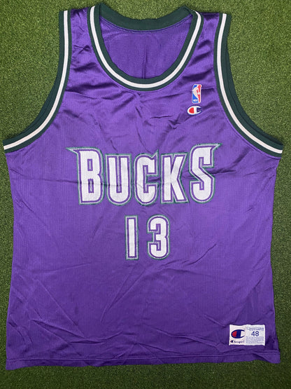 1994-2002 Milwaukee Bucks - Glenn Robinson #13 - Vintage NBA Jersey (48)