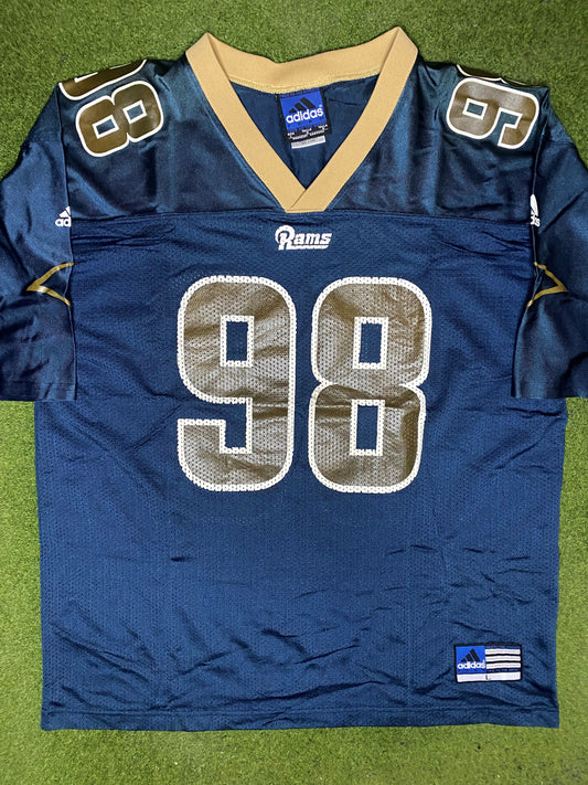 1998-2001 St. Louis Rams - Grant Wistrom #98 - Adidas - Vintage NFL Jersey (Large) - Gametime Vintage