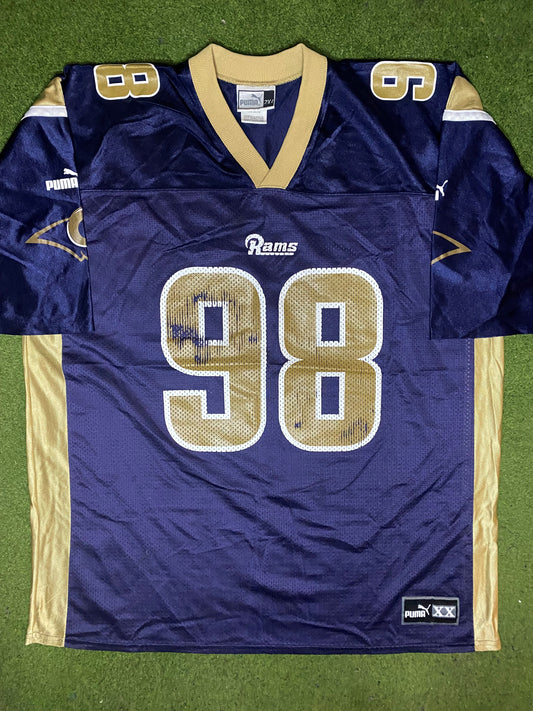 1998-2003 St. Louis Rams - Grant Wistrom #98 - Puma - Vintage NFL Jersey (Large)