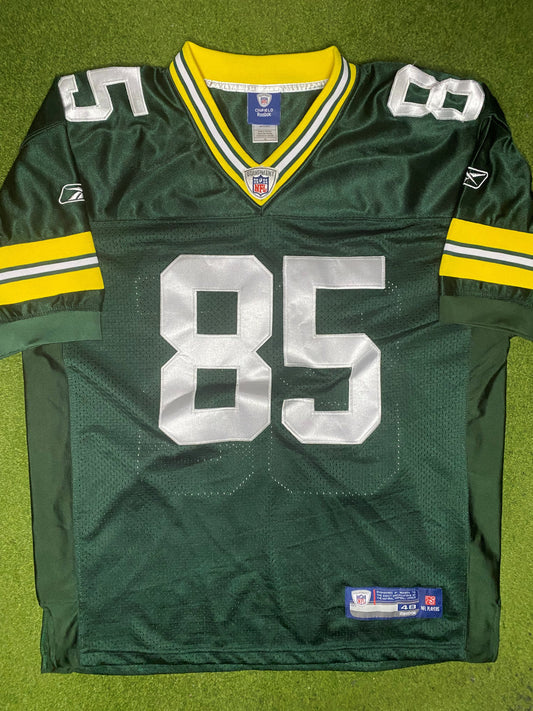 2006-2012 Green Bay Packers - Greg Jennings #85 - On Field Stitched - Vintage NFL Jersey (48) - Gametime Vintage