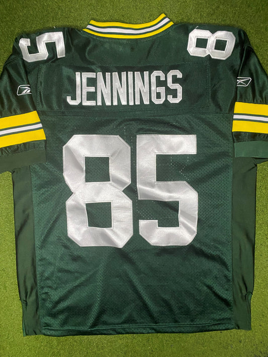 2006-2012 Green Bay Packers - Greg Jennings #85 - On Field Stitched - Vintage NFL Jersey (48) - Gametime Vintage