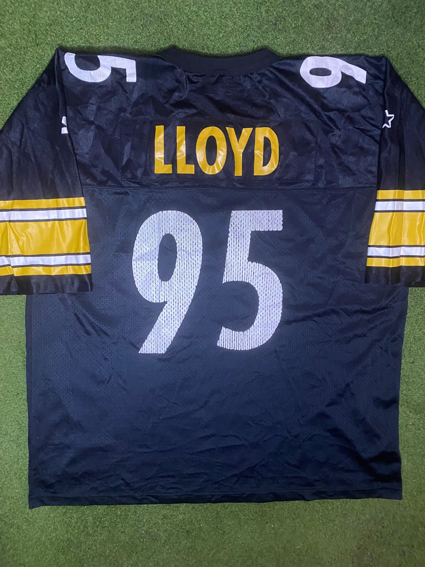 90s Pittsburgh Steelers - Greg Lloyd #95 - Starter - Vintage NFL Jersey (54) Gametime Vintage