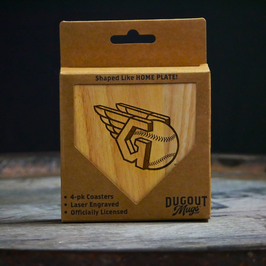 Cleveland Guardians Dugout Mug® Wood Coaster