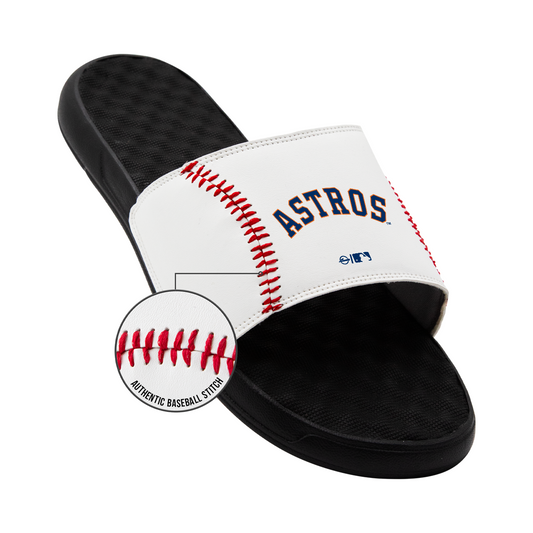 Houston Astros Baseball Stitch Slide Sandals
