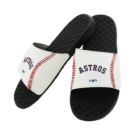 Houston Astros Baseball Stitch Slide Sandals