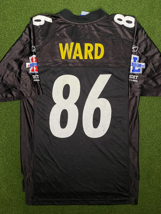 2006 Pittsburgh Steelers - Super Bowl XL - Hines Ward #86 - Vintage NFL Jersey (Small)