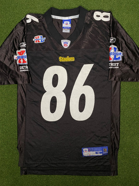 2006 Pittsburgh Steelers - Super Bowl XL - Hines Ward #86 - Vintage NFL Jersey (Small)