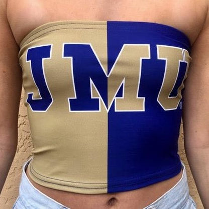 JMU Two Tone Tube Top
