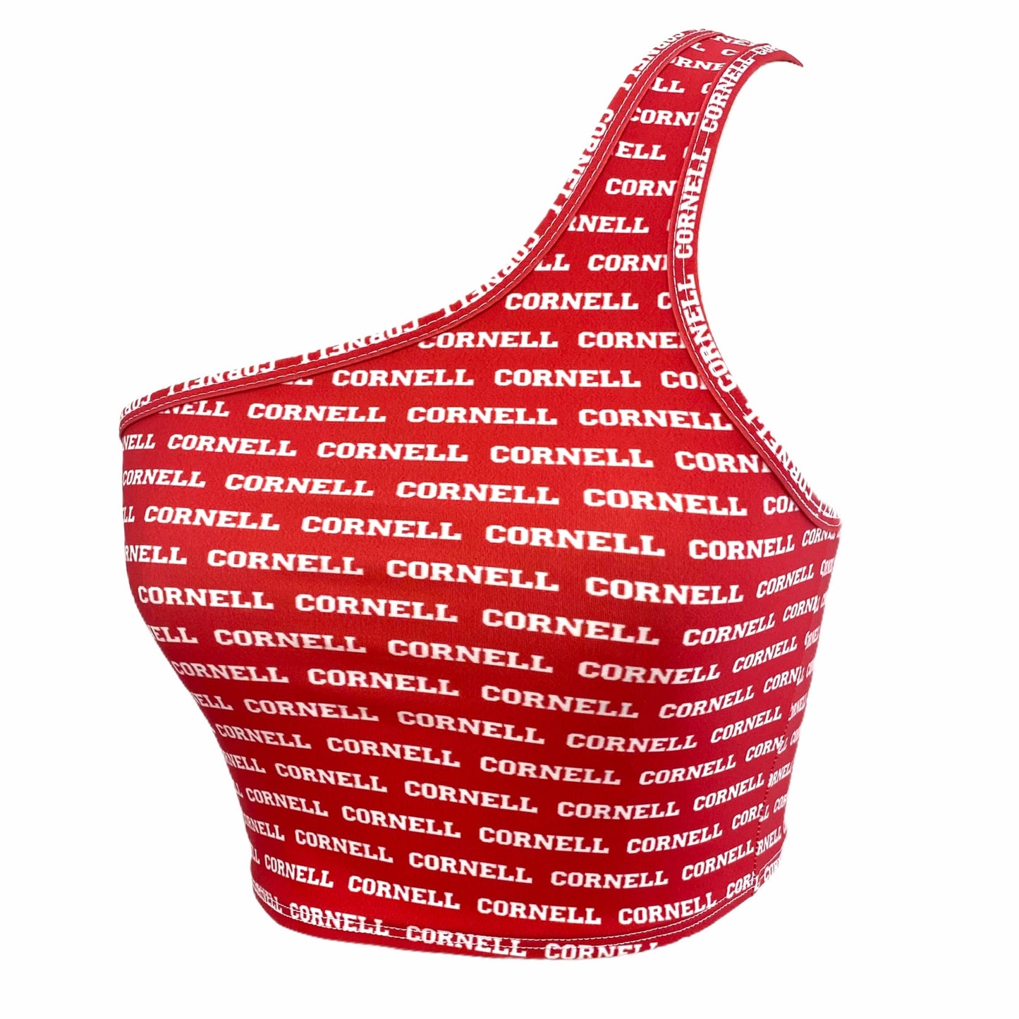 Cornell Red One Shoulder Top