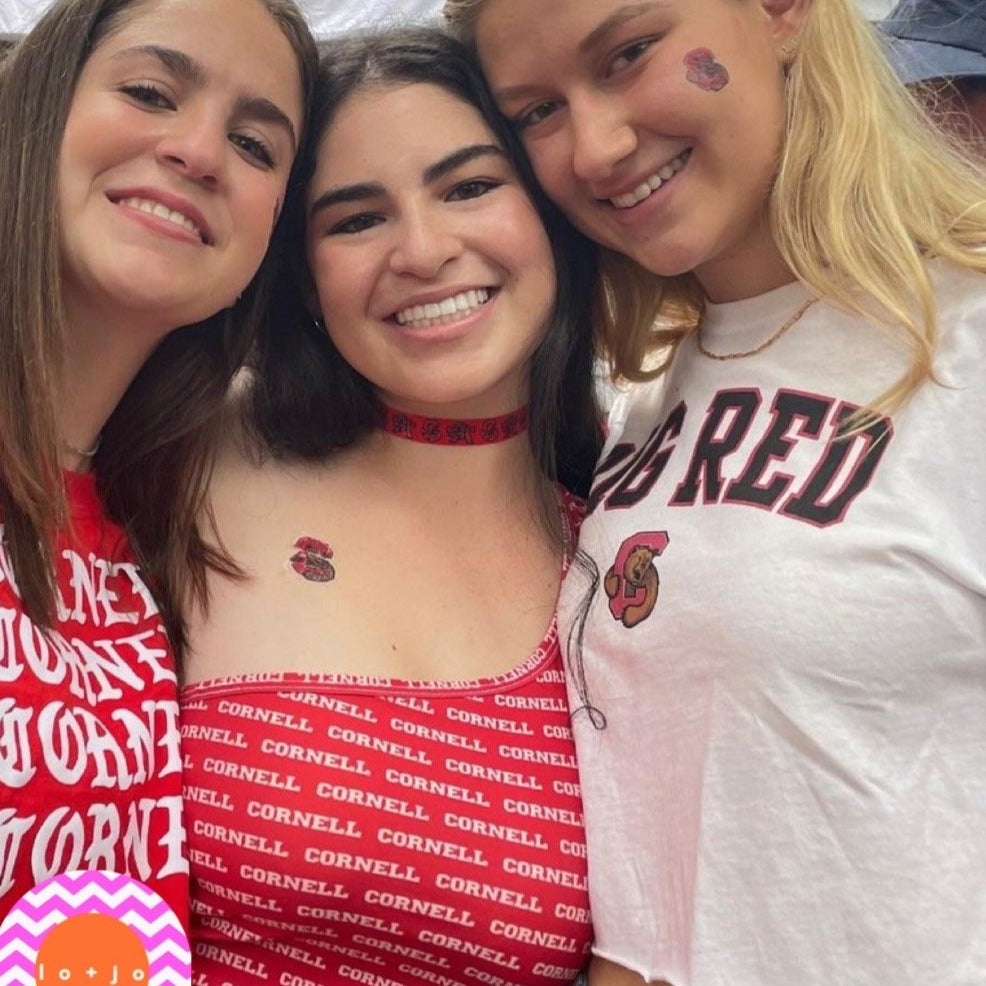 Cornell Red One Shoulder Top