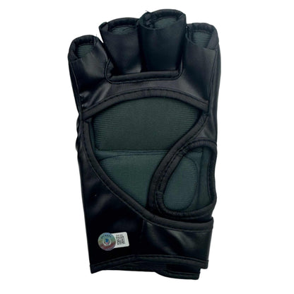 Autographed/Signed Bryce Mitchell "Thug Nasty" UFC MMA Black Fighting Glove Beckett BAS COA