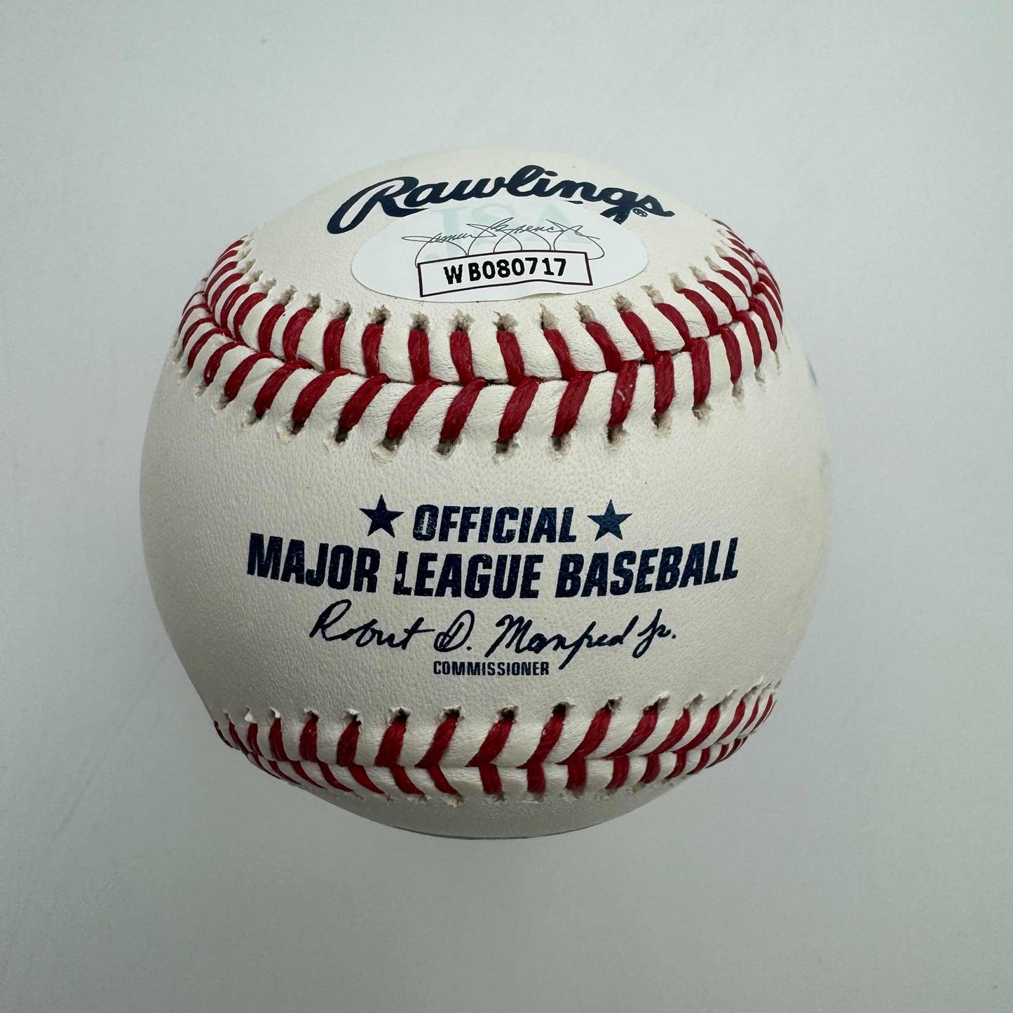 Autographed/Signed Chris Sabo Rawlings Official Major League Baseball ROML JSA COA